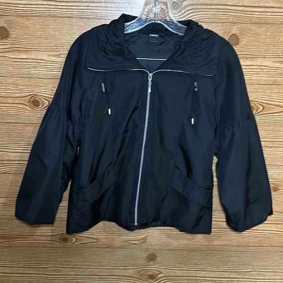 Size M Ipse Front Zip 3/4 balloon sleeve Jacket - Picture 5 of 9